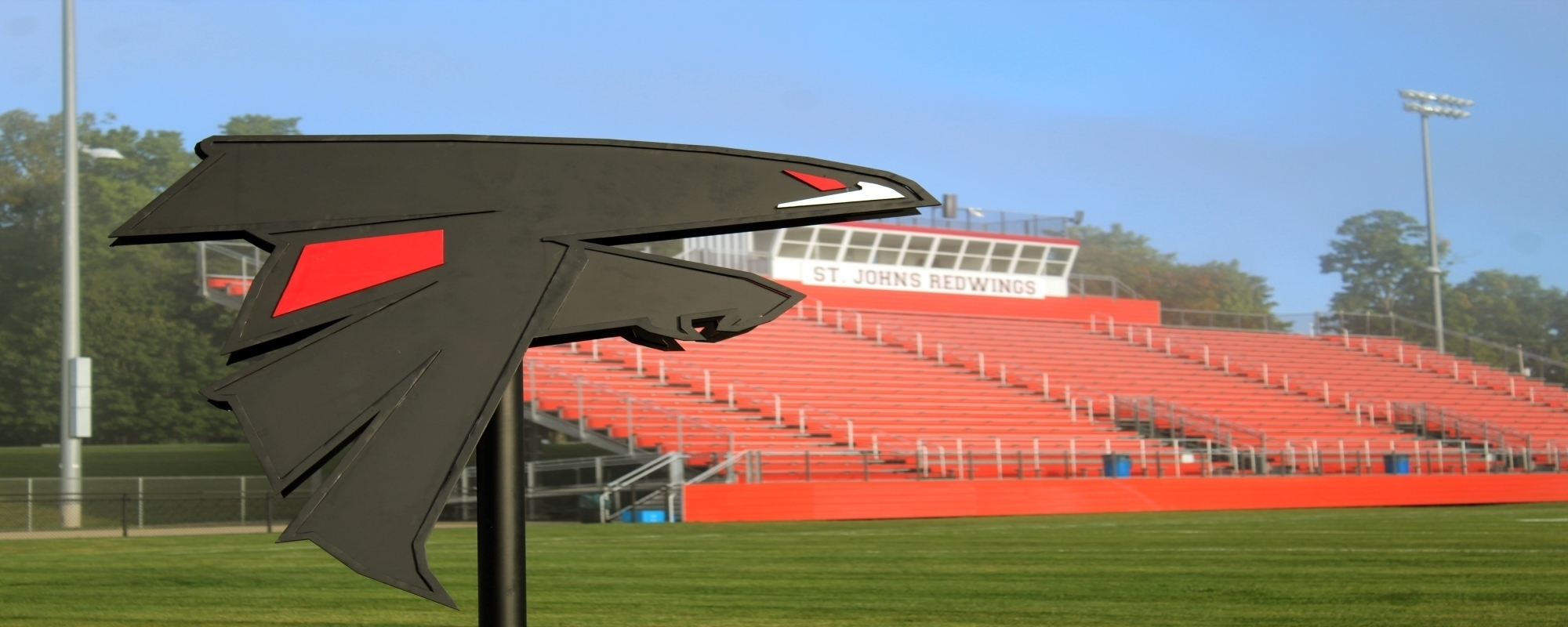 Redwing Sign at Football Feild