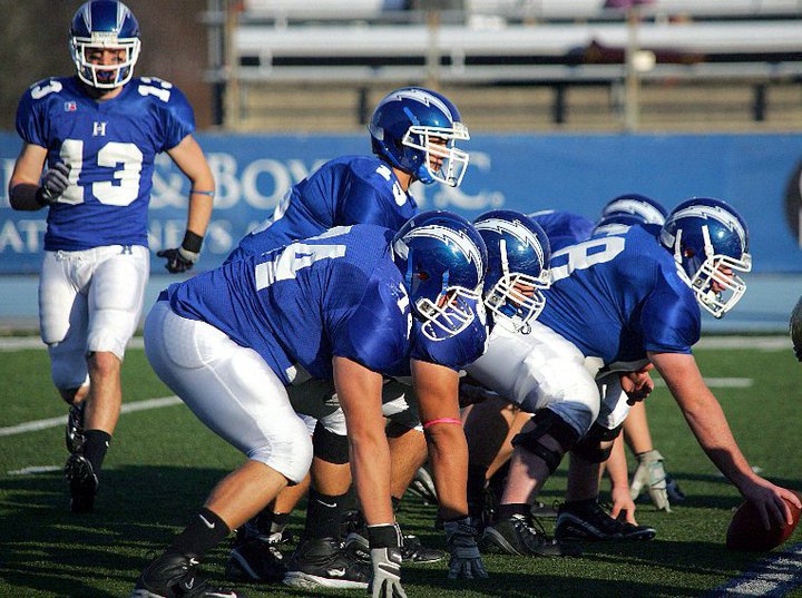 '08 - Hillsdale College Football (#13 in motion)