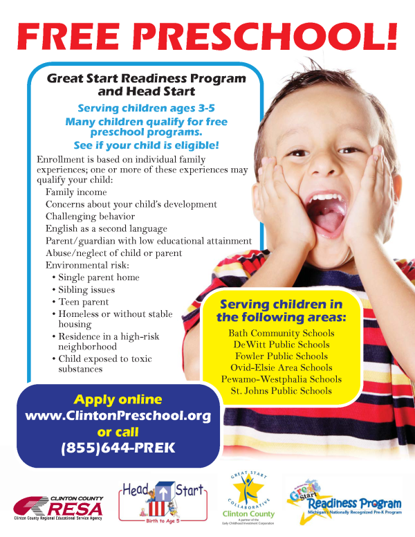 Preschool Flyer