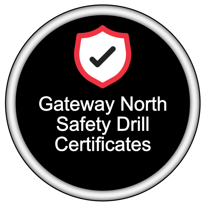 Link to Safety Drill Certificates for Gateway North