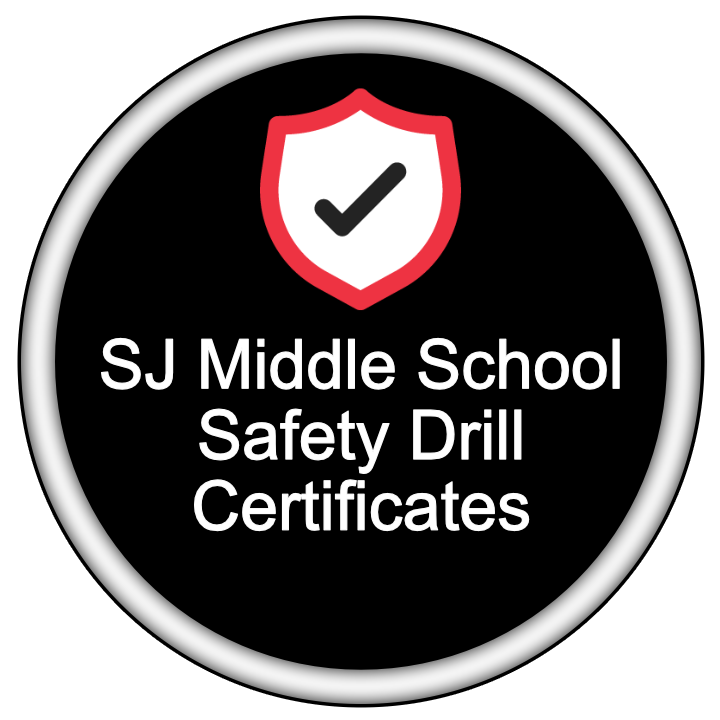 Link to Safety Drill Certificates for the Middle School