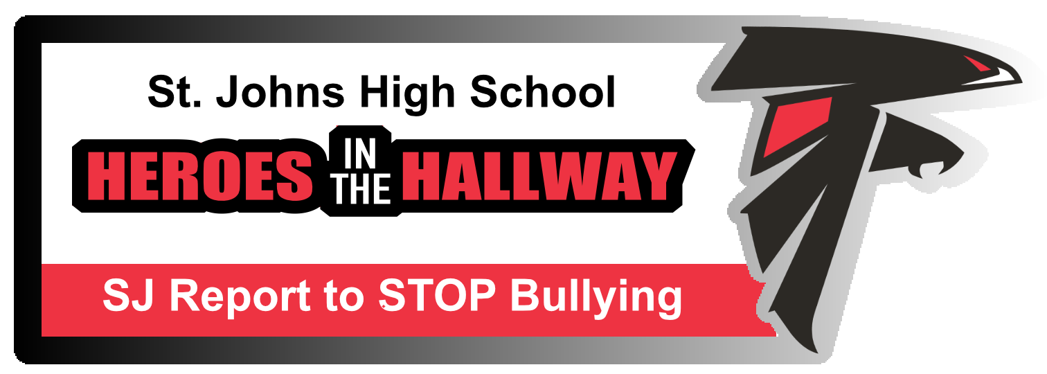 Link to report to stop bullying at St. Johns High School