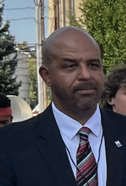 Photo of High School Band Director Roy Davis. 